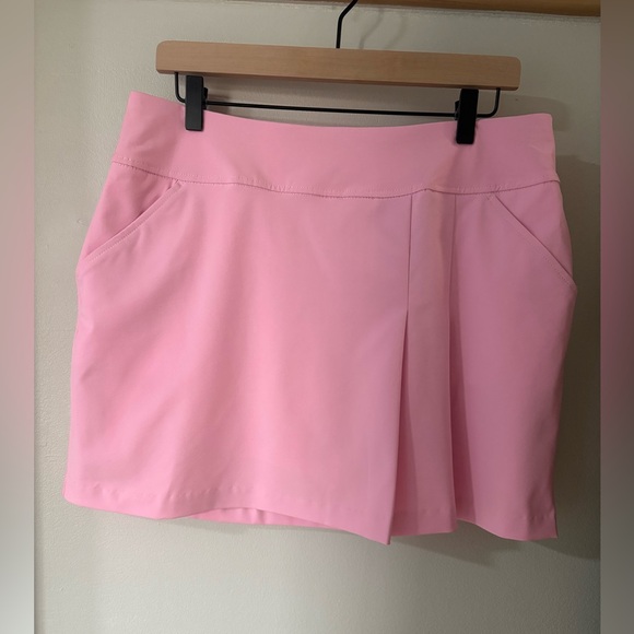 LILLY PULITZER UPF 50+ Luxletic Antibes Skort
size 12, conch shell pink, NWT - Picture 3 of 12